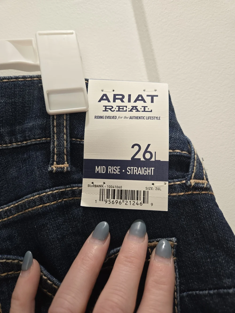 R.e.a.l. Mid Rise Octavia Straight Jean - Picture 3 of 7